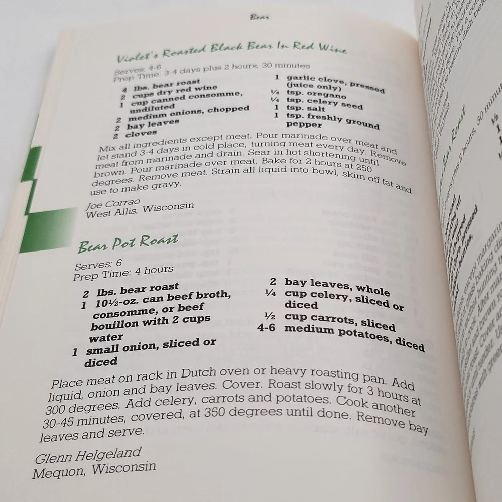 NAHC Wild Game Cookbook Paperback 1992 10 Years Of Great Recipes Good